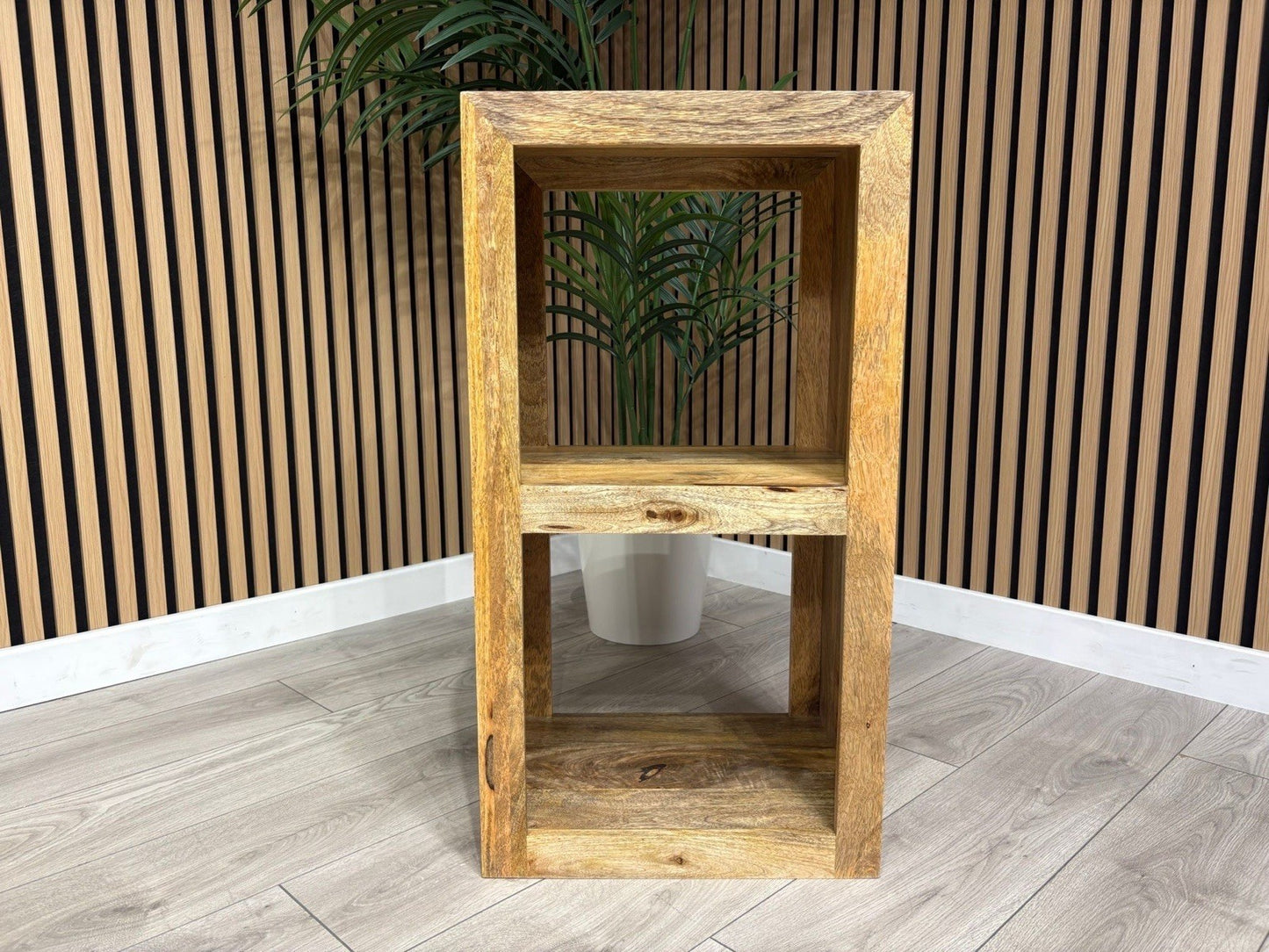 NEXT Sample - Cuba Mango Wood Small Display Cabinet - RRP: £495