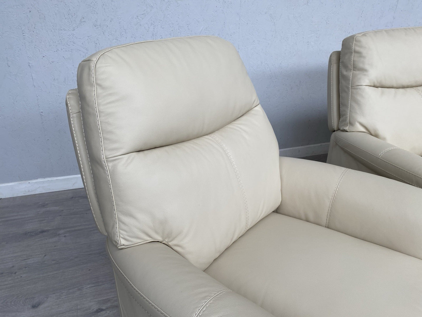 Furniture Village LILLE Leather Compact 3 Seat Sofa + 2 x Armchairs - RRP £3,185