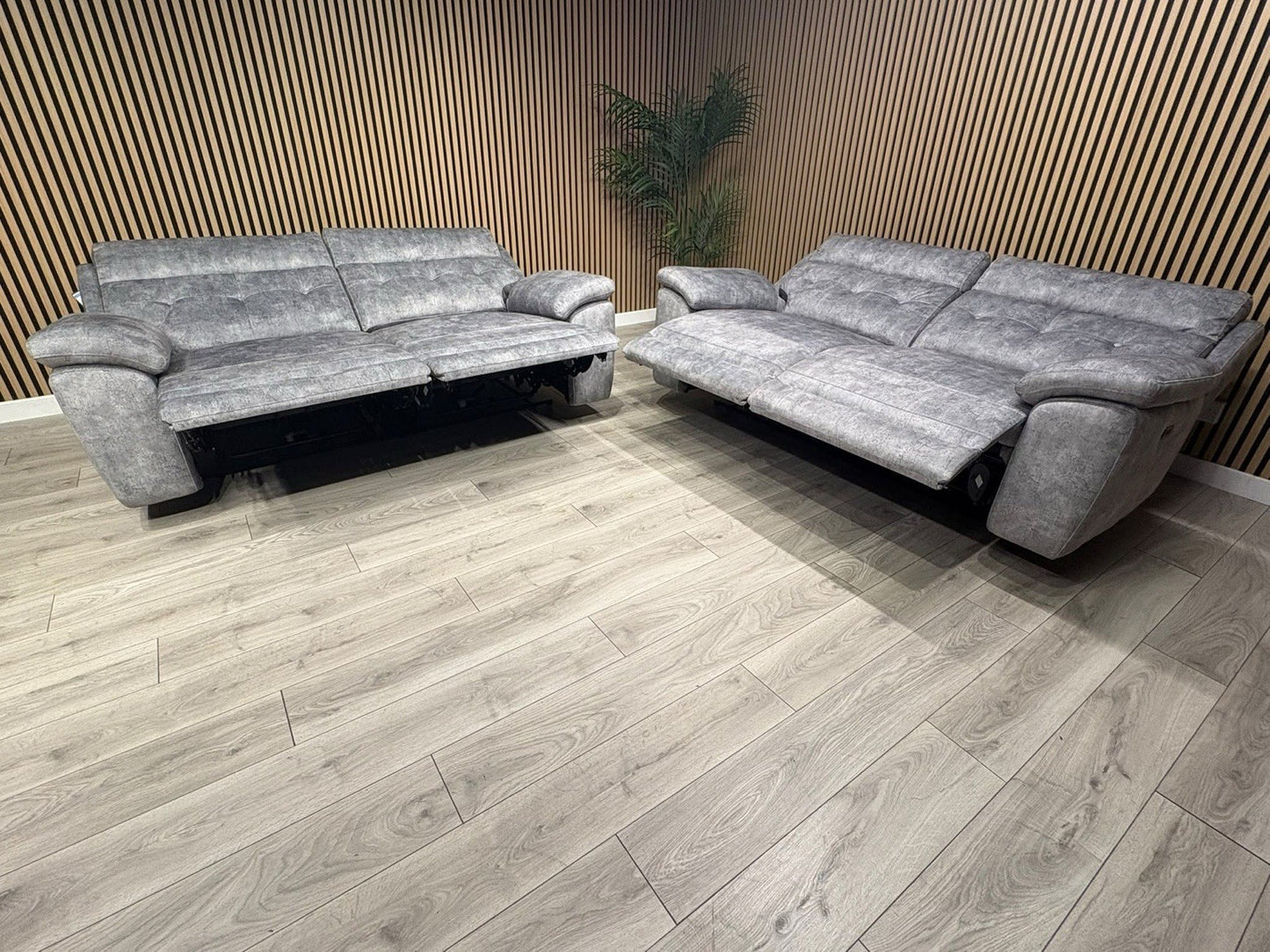 SCS Belford 3+3 Seater Power Recliner Sofa Set with Head Tilt - RRP £2698