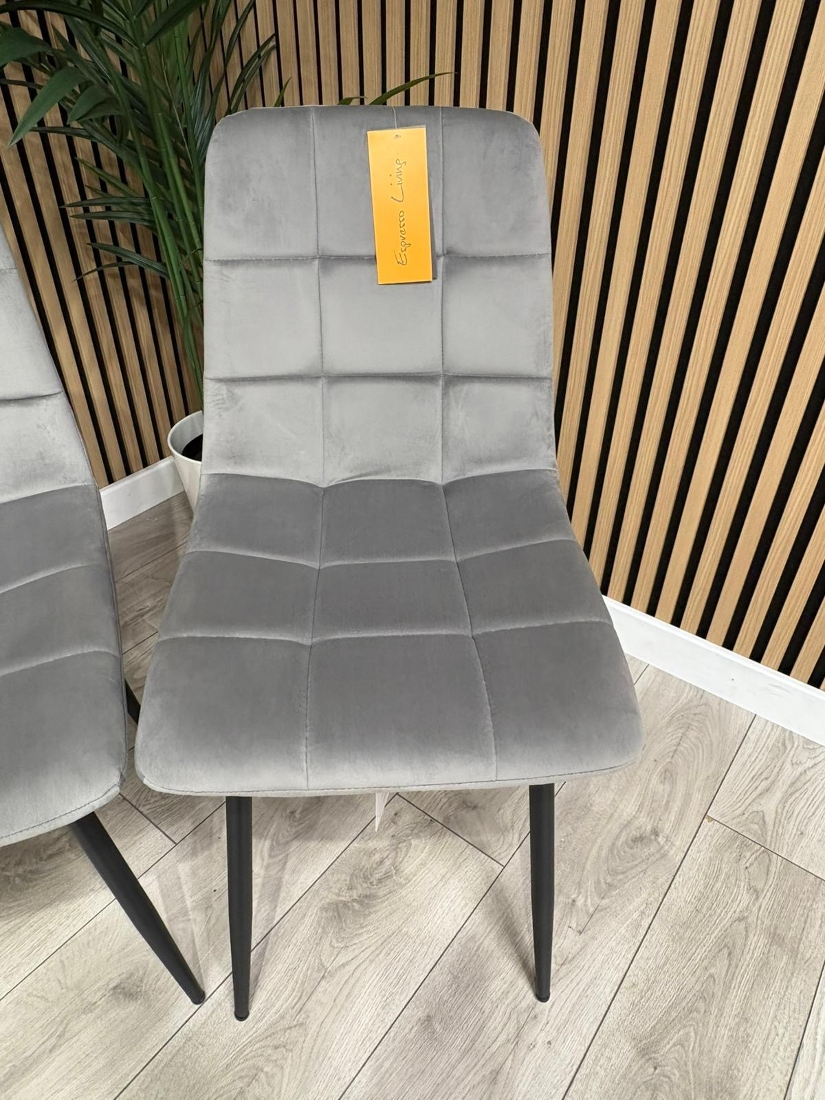 NEXT Sample - Brushed velvet dining chair