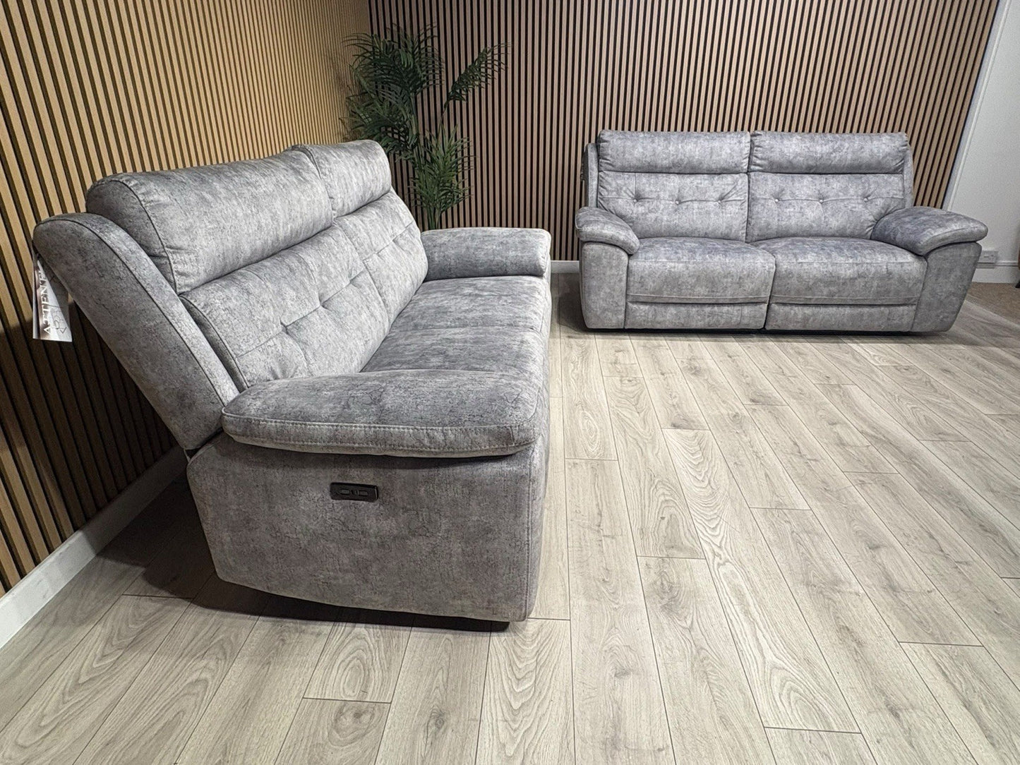 SCS Belford 3+3 Seater Power Recliner Sofa Set with Head Tilt - RRP £2698