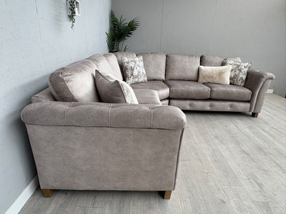 Furniture Village - Aura Large Classic Back Corner Sofa RRP - £3795