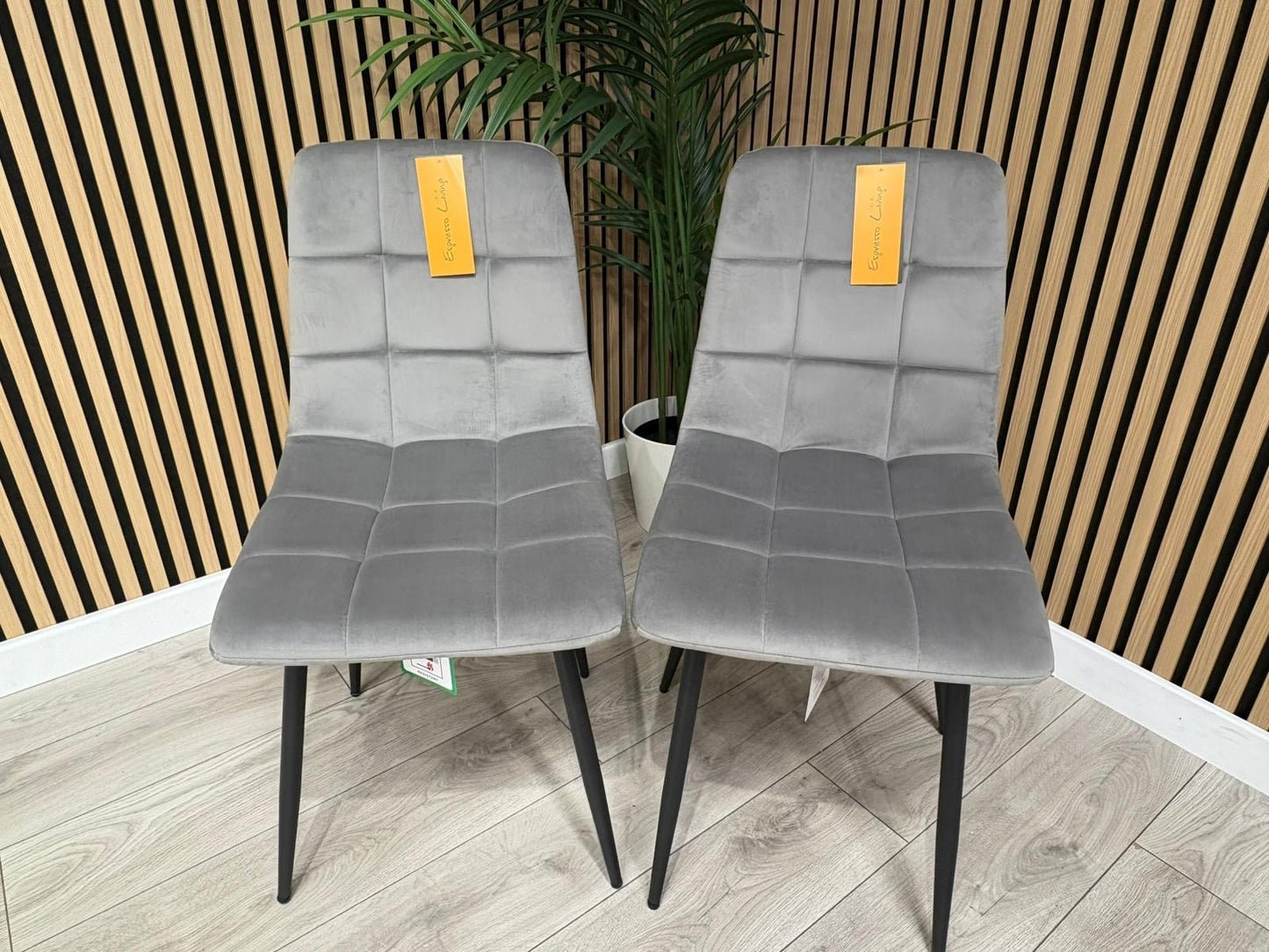 NEXT Sample - Brushed velvet dining chair