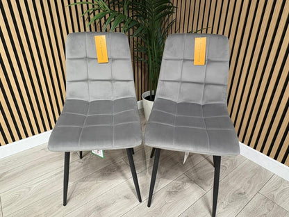 NEXT Sample - Brushed velvet dining chair