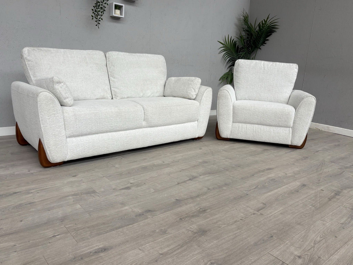 DFS Elana Fabric 3 Seater Sofa and Armchair Set RRP £1298