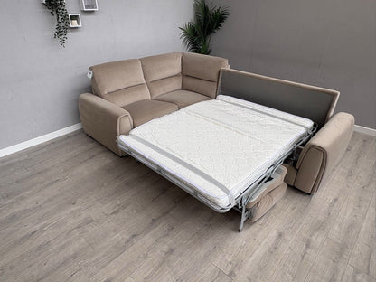 F.V Flex LHF Corner Sofa Bed with Power Recliner & Storage Arms - RRP £2945