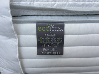 Staples and Co Eco Revitalise Pocket 3800 4ft 6 Double Mattress - RRP £1,499