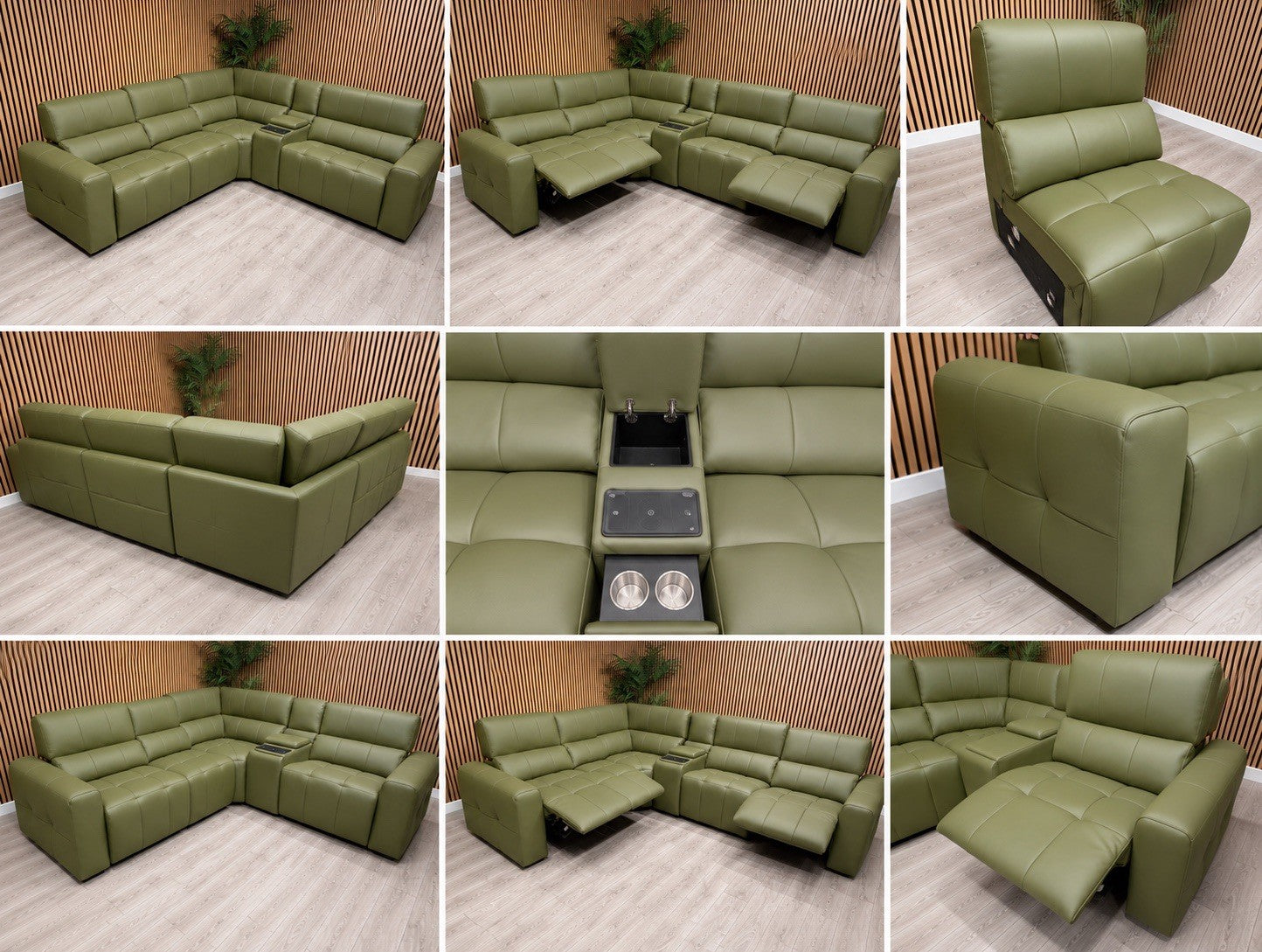 Sofology BARI Large Leather Power Recliner Corner Sofa - RRP £5899