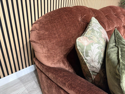 Alexander & James 3 Seater Button Back Sofa + Love Chair, RRP: £2895