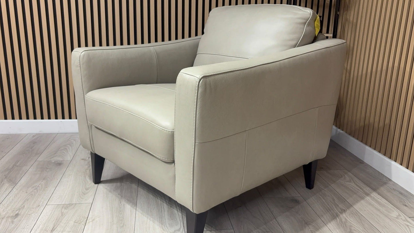John Lewis BAILEY Style Leather Armchair RRP £1295