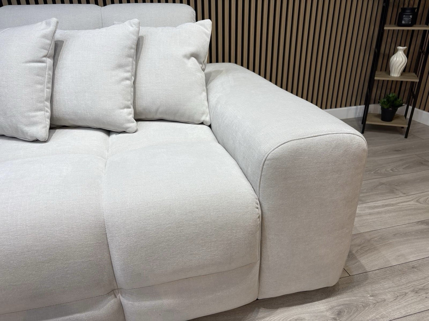 EVE CLOUD Large Fabric 3 Seater LHF Chaise Corner Sofa - RRP £2,299