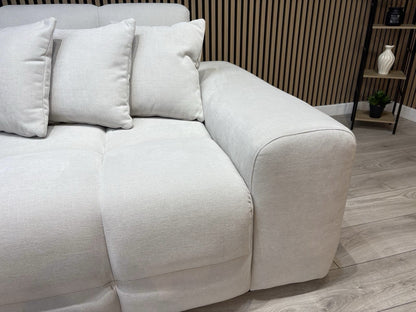 EVE CLOUD Large Fabric 3 Seater LHF/RHF Chaise Corner Sofa - RRP £2,299