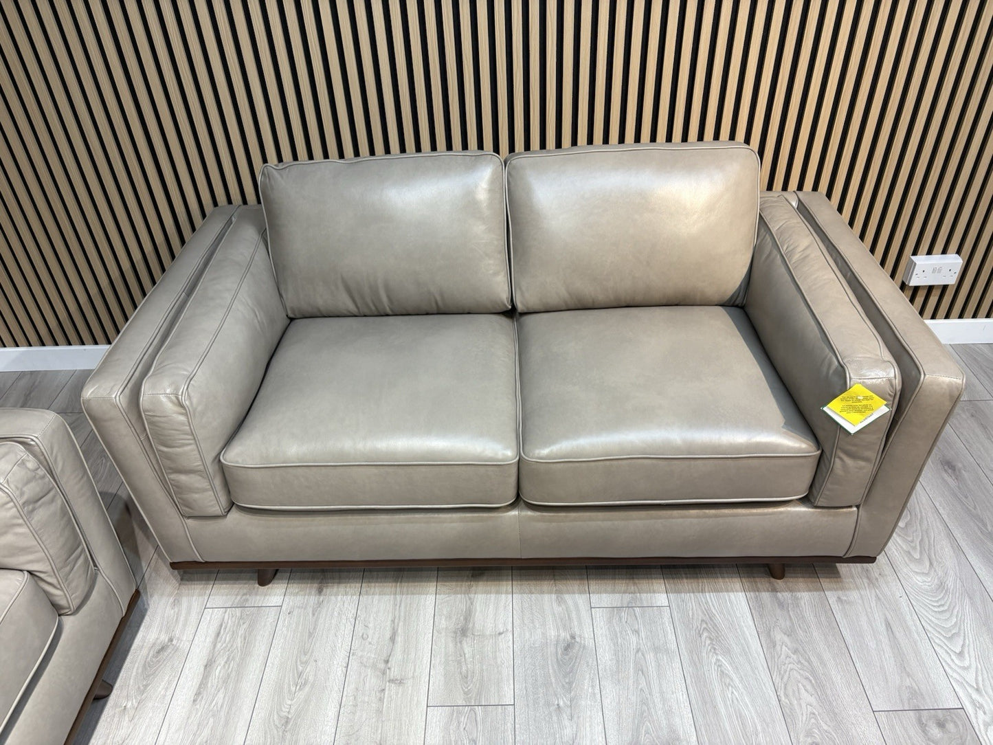 John Lewis Sample VALENCIA 3 Seater + 2 Seater Leather Sofa Set - RRP £4,398