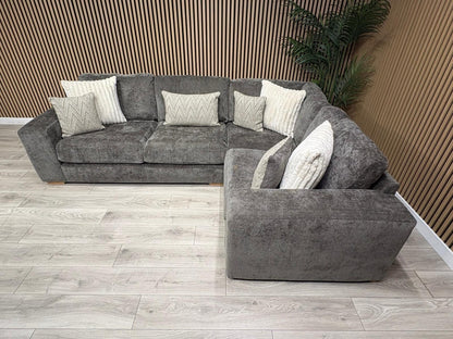 DFS Sample Pandora Fabric RHF 2c1 Corner Sofa RRP: £3295