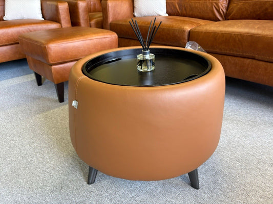 Furniture Village - Domicil MADDOX Leather Storage Coffee Table - RRP £895