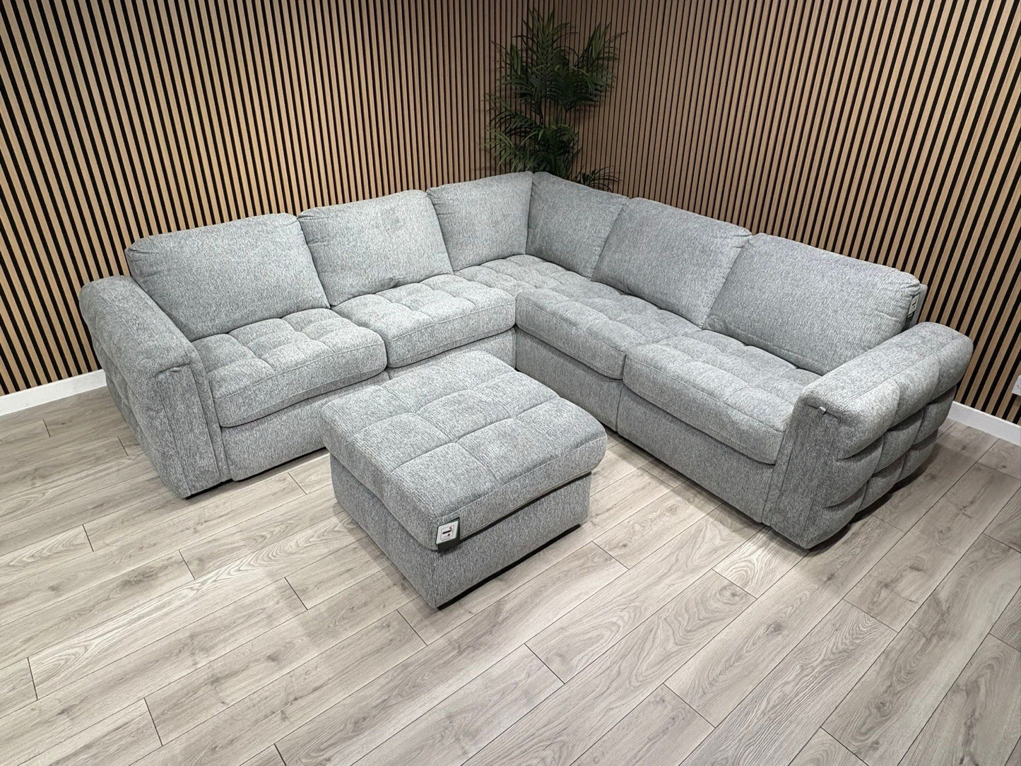 DFS - MAVAM Modular Premium Fabric 2 Corner 2 Sofa + Footstool - RRP £3499