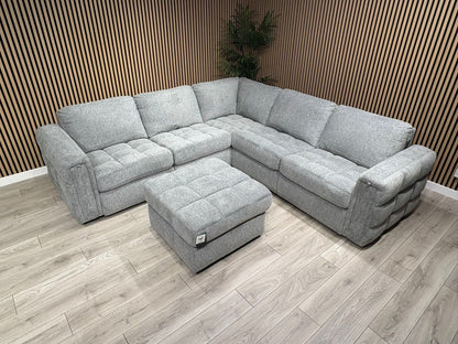 DFS - MAVAM Modular Premium Fabric 2 Corner 2 Sofa + Footstool - RRP £3499