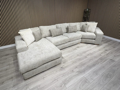 DFS Sample - Pandora LHF Large Chaise Corner Sofa - RRP: £3495
