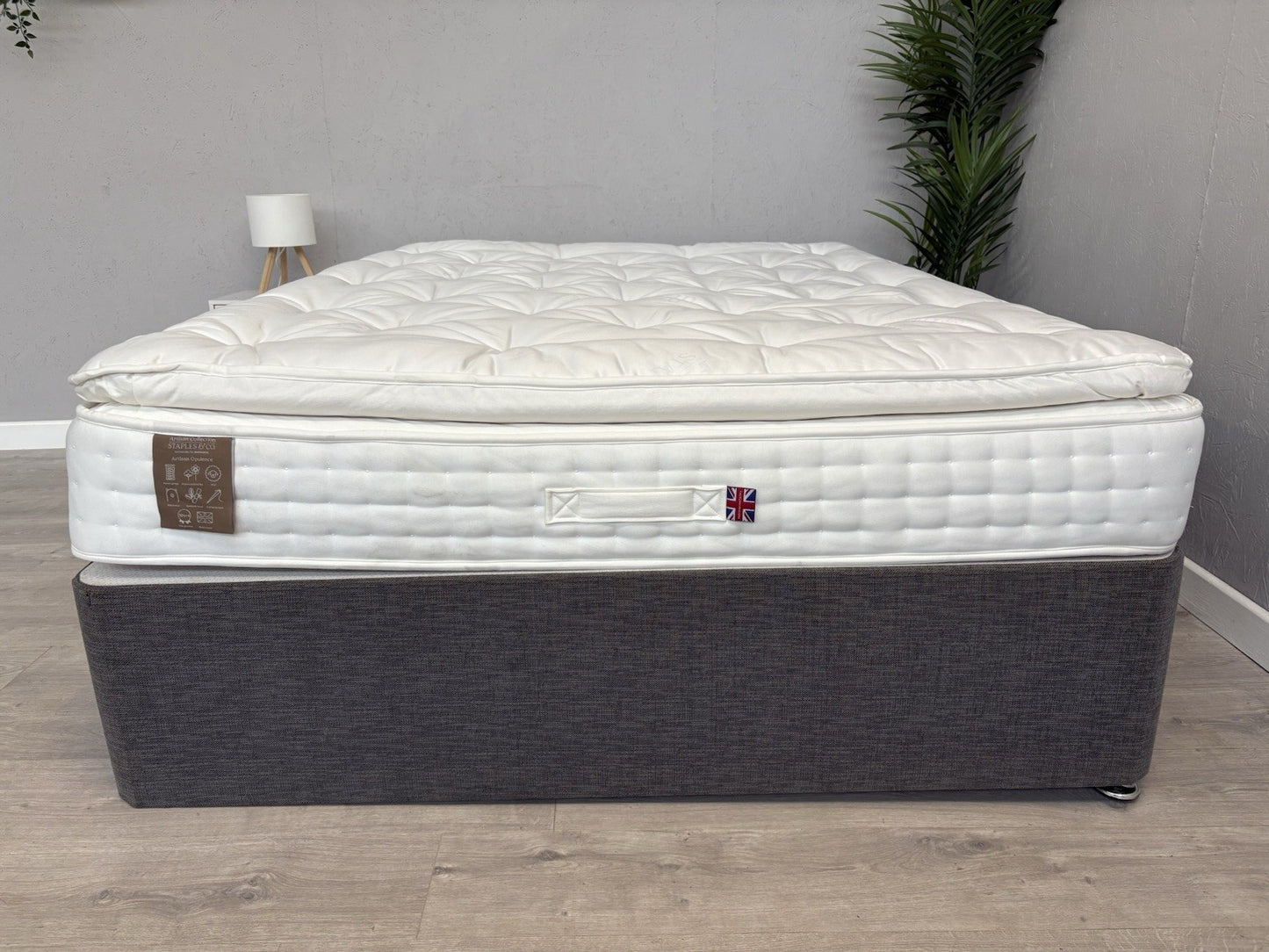 Staples and Co Artisan OPULENCE Extra Length Mattress, 5ft Kingsize, Medium