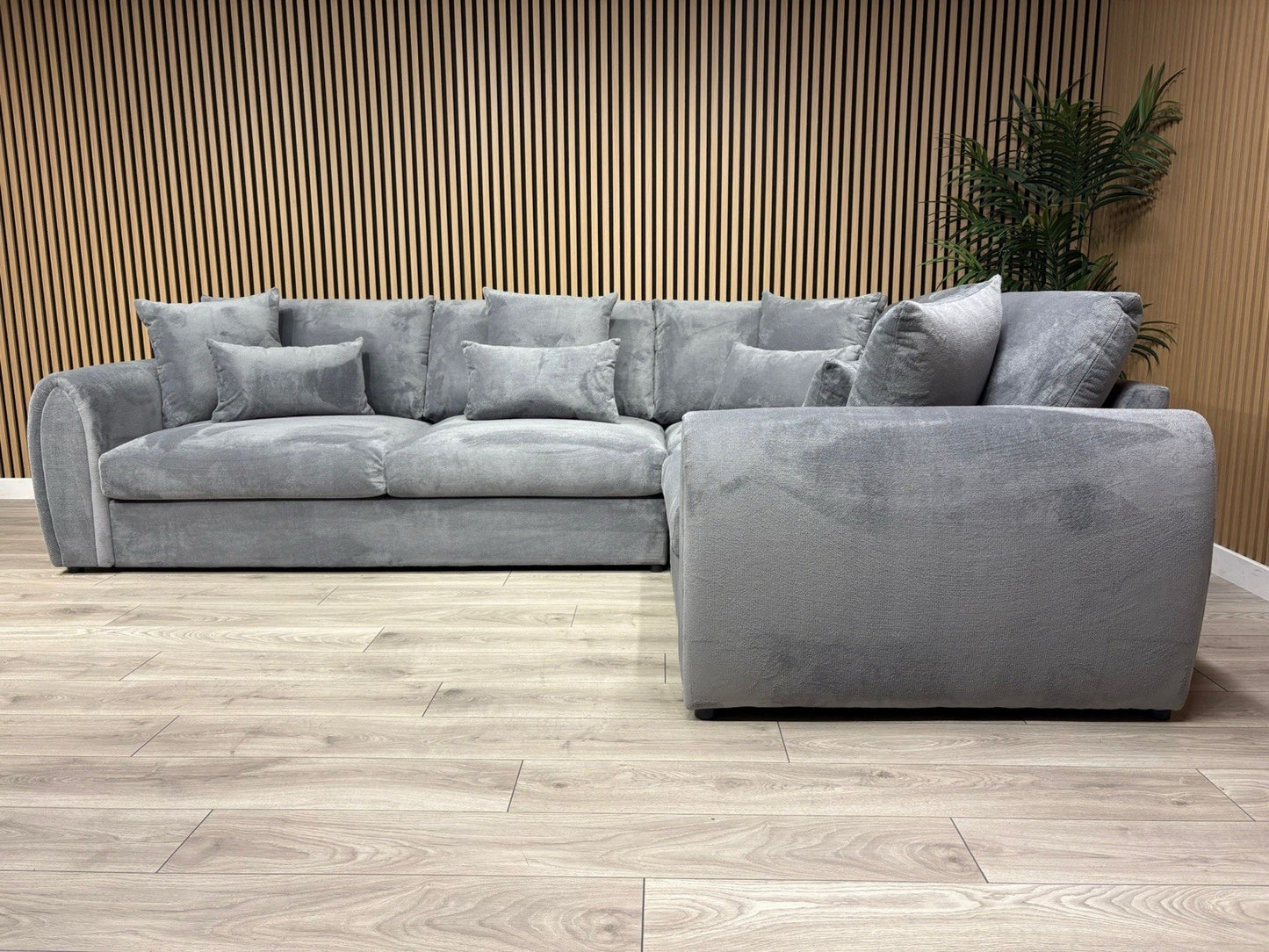 Sofology MARBLE ARCH Style Fabric RHF Corner Sofa, Grey - RRP £3,599