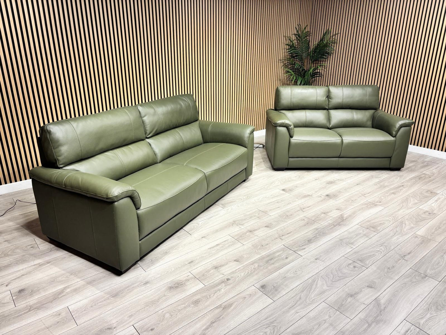 Furniture Village Cozee Style Premium Leather 3 + 2 Seater Sofa Set - RRP £2,730