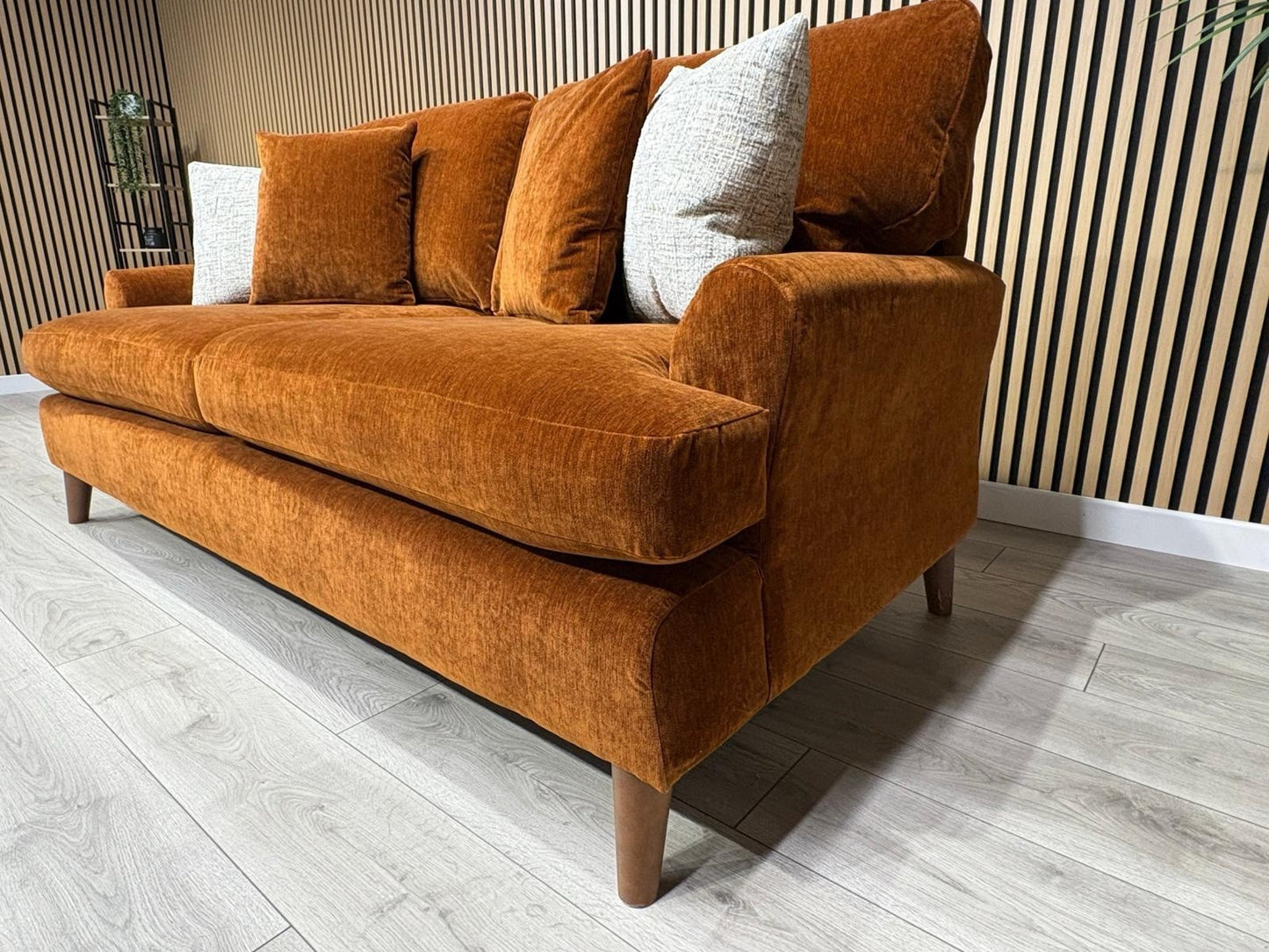 Furniture Village JACKSON Fabric Velvet 3 Seater Sofa - RRP £995