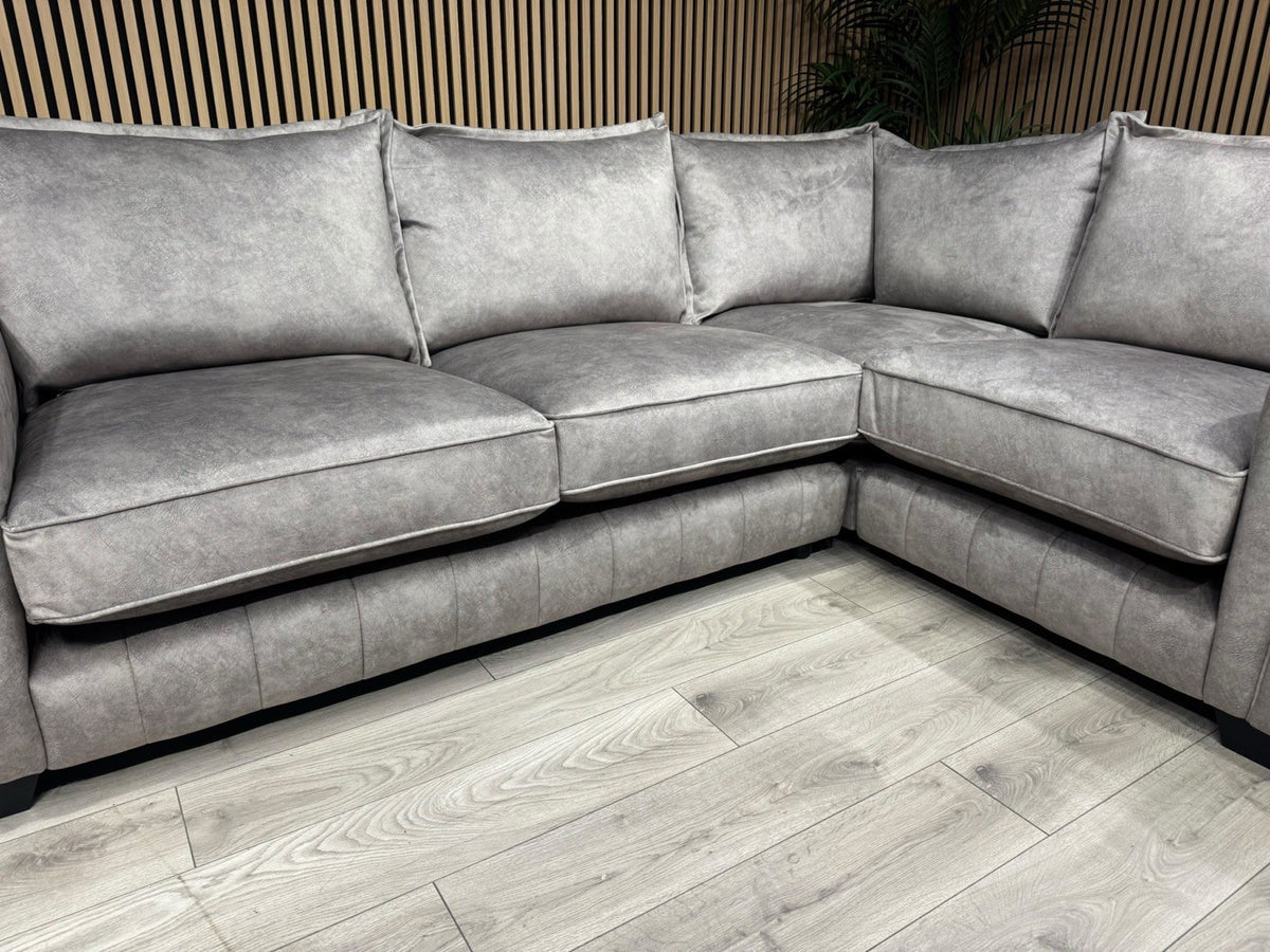 DFS DOLCIE Formal Back Fabric 3 Corner 1 Sofa - RRP £2,359