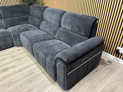 Furniture Village ECLIPSE Style Large Fabric Power Recliner Corner - RRP £3,995