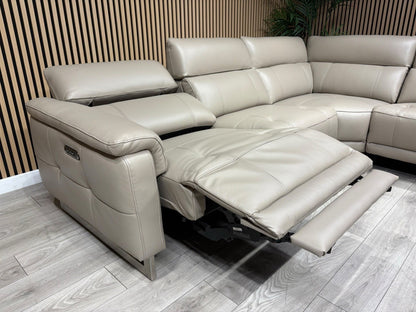 Furniture Village MOET Large Leather Power Recliner Corner Sofa - RRP £4,495