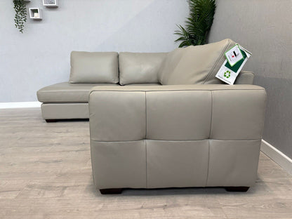 Furniture Village Dinky LHF Leather Corner Chaise End Sofa - RRP £1795