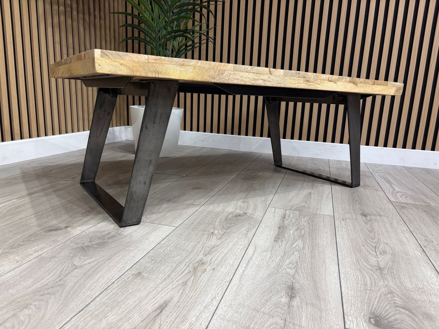 NEXT Sample - Geo Mango Wood Coffee Table - RRP: £559