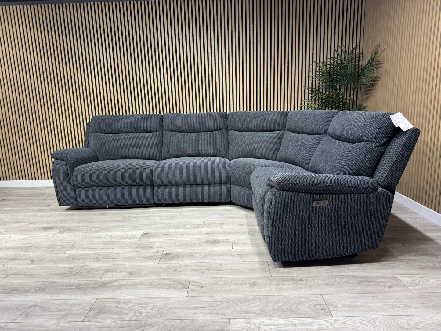 ScS - MAVERICK Fabric Modular Corner Sofa, Power Recliners - RRP £2,799