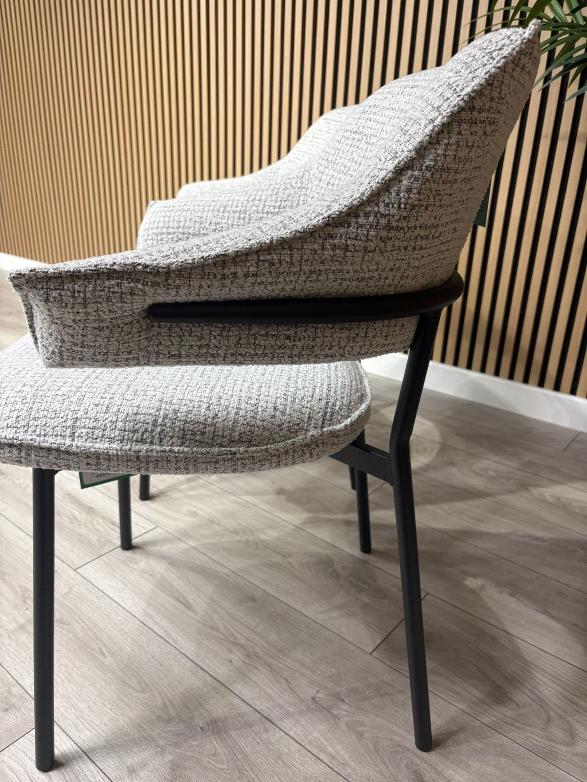 NEXT Sample - Textured natural dining chairs