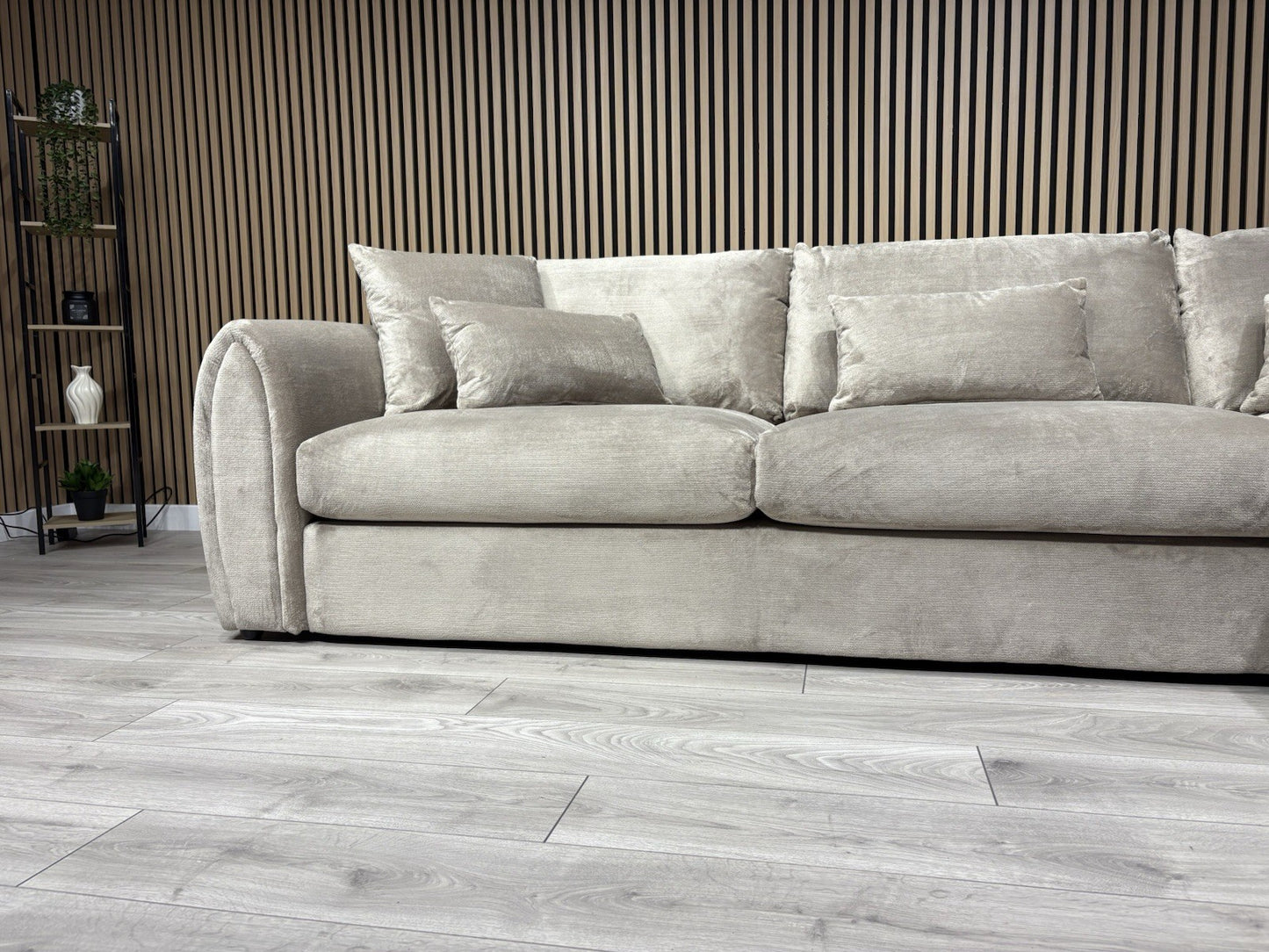 Sofology MARBLE ARCH Style Fabric RHF Corner Sofa, Beige - RRP £3,599
