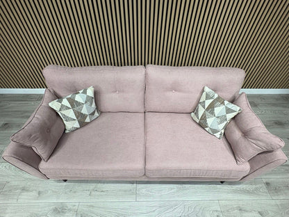 DFS Zinc Fabric 3 Seater Sofa RRP £879
