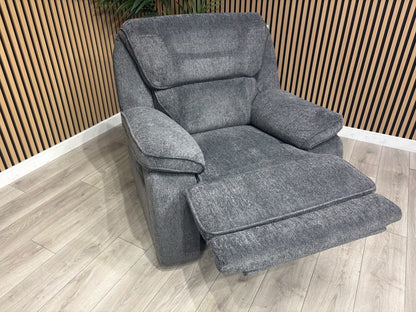 ORLANDO Fabric Power Recliner Armchair - RRP £1399