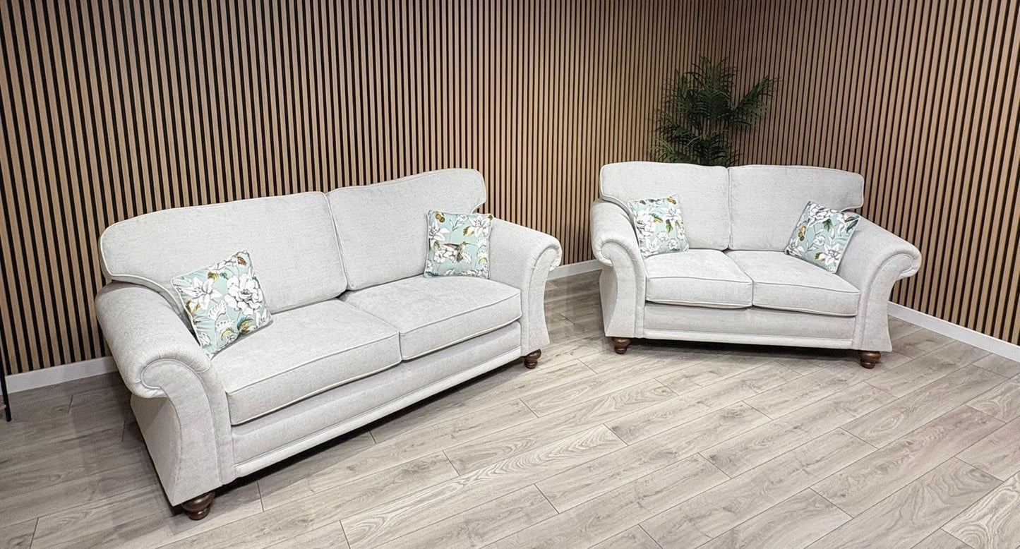 Furniture Village Grosvenor Fabric 3+2 Seater Sofa Set - RRP £2795