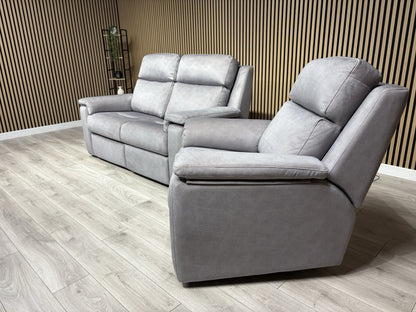 G Plan THORNBURY Fabric 2 Seater Sofa + Armchair, Power Recliners - RRP £5,940