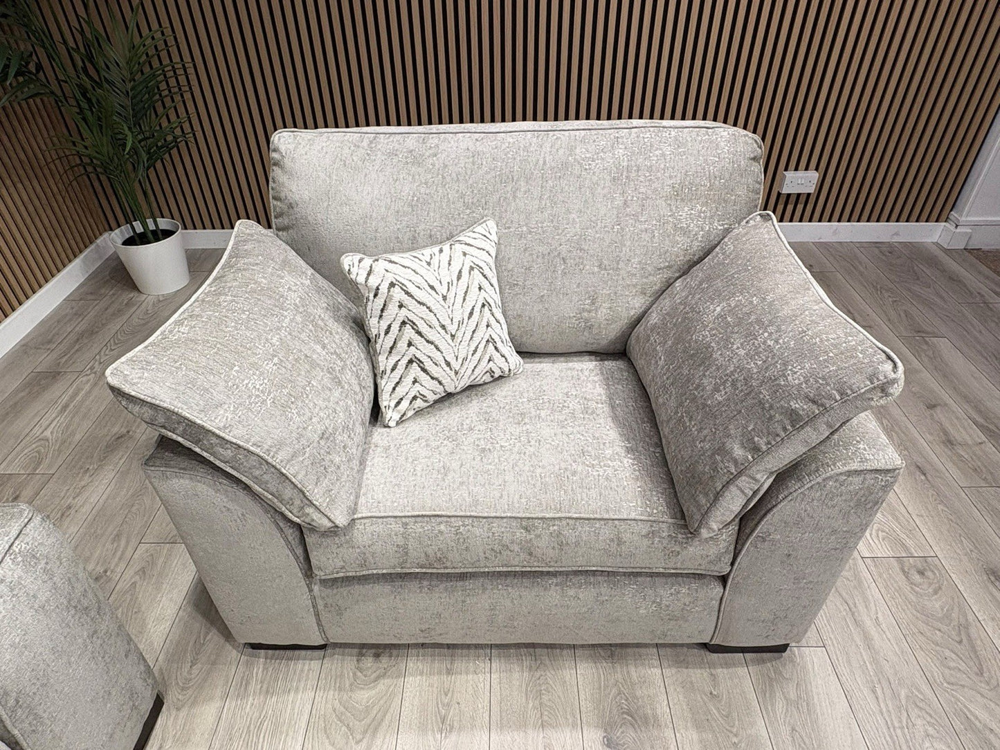 NEXT Stamford Style Fabric 3 Seater Sofa + Love Chair Set - RRP £2250