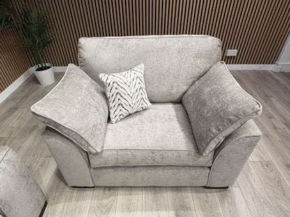 NEXT Stamford Style Fabric 3 Seater Sofa + Love Chair Set - RRP £2250