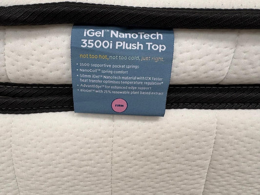IGEL Nanotech 3500i Plushtop 6ft Superking Mattress, Firm - RRP £2,299