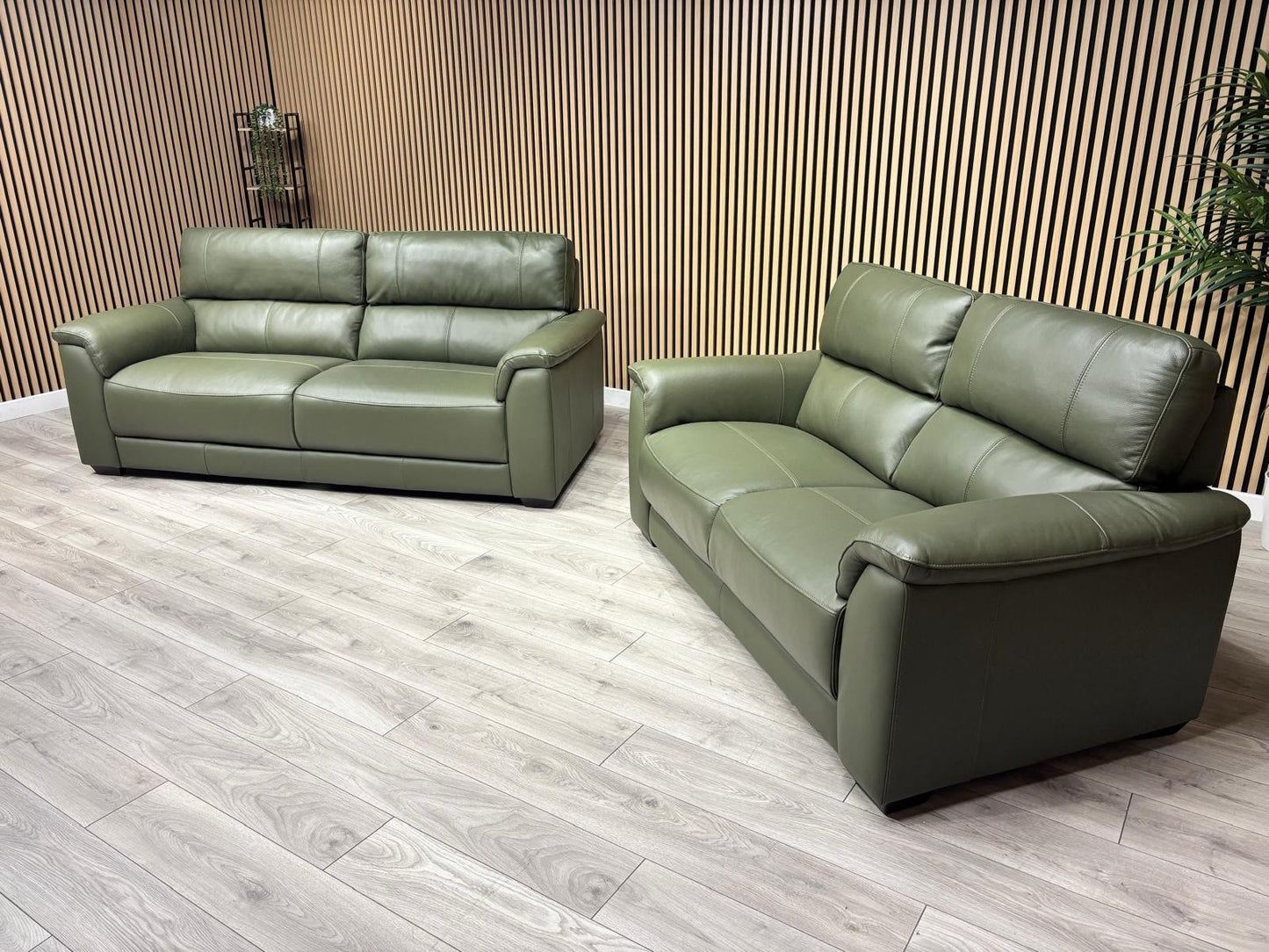 Furniture Village Cozee Style Premium Leather 3 + 2 Seater Sofa Set - RRP £2,730