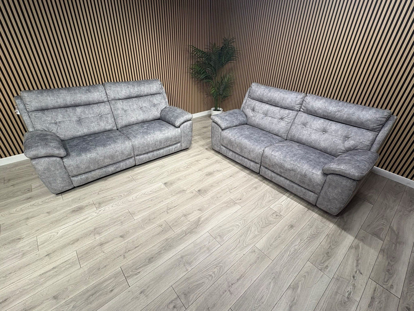 SCS Belford 3+3 Seater Power Recliner Sofa Set with Head Tilt - RRP £2698