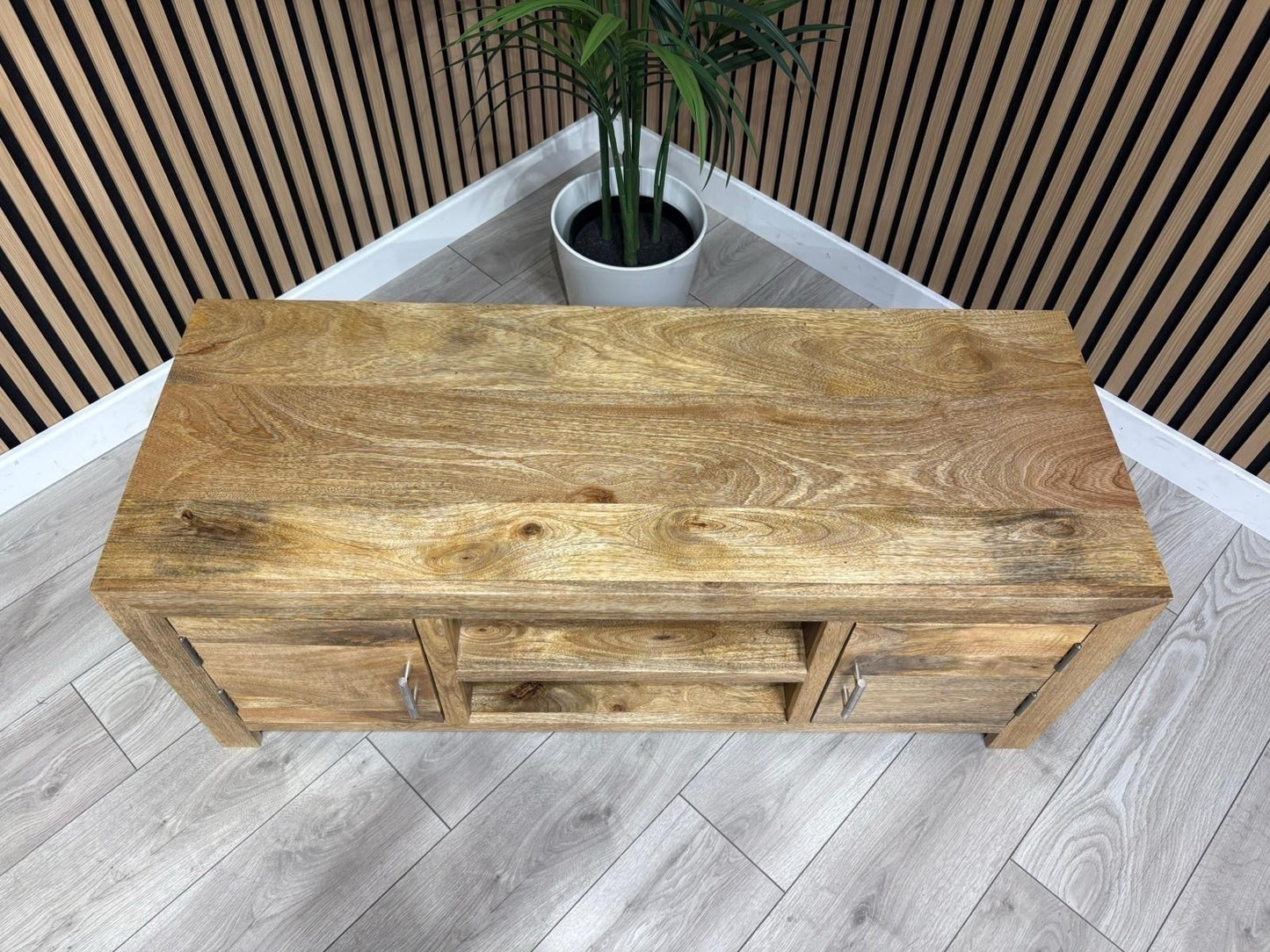 NEXT Sample - Cuba Mango Wood Plasma TV Cabinet - RRP: £895