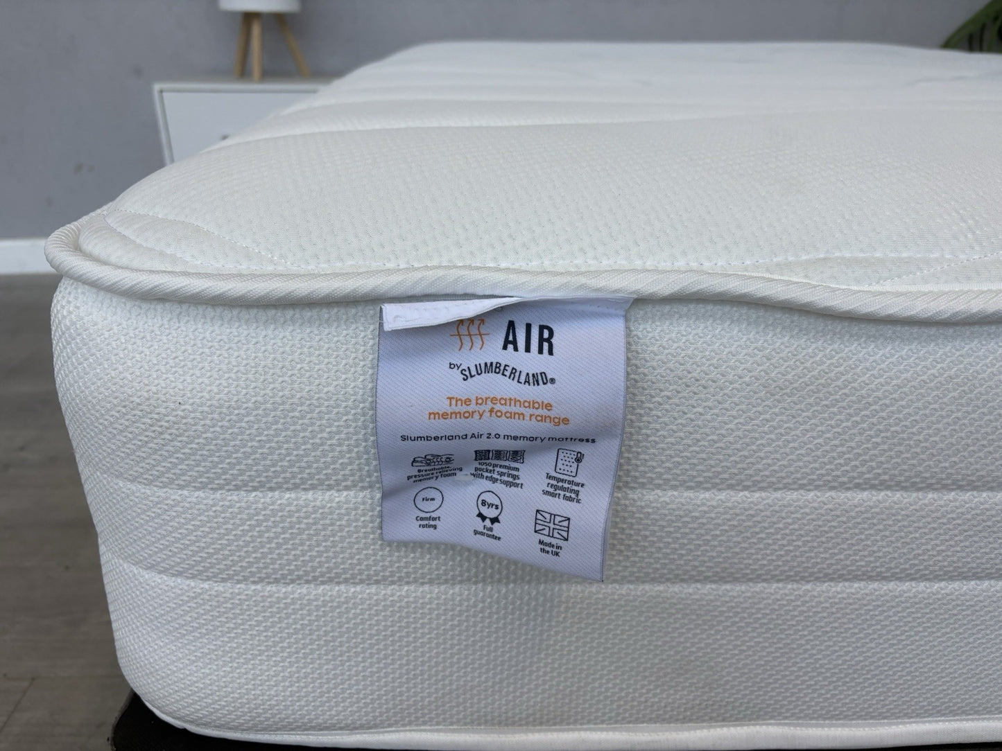 Slumberland AIR 2 Memory 4ft 6 Double Mattress, Firm - RRP £599