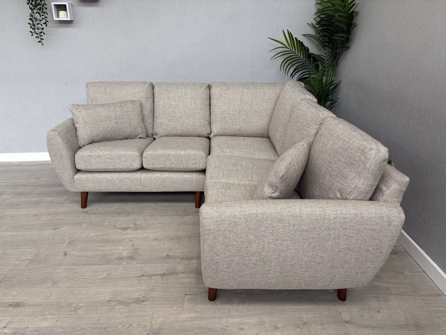 NEXT - WILSON Fabric Small Corner Sofa ( 2 Corner 2 ) Mid Natural - RRP £1,550