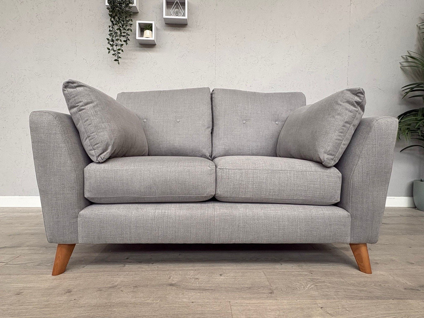 John Lewis ALFIE Fabric Small 2 Seater Sofa, Light Grey - RRP £849