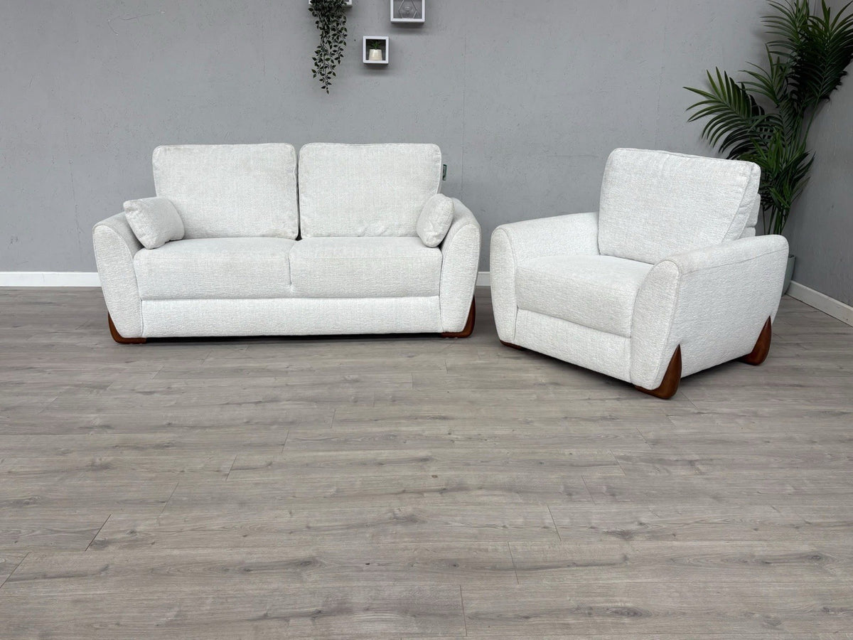 DFS Elana Fabric 3 Seater Sofa and Armchair Set RRP £1298