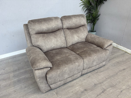 Furniture Village SLOANE Fabric 2 Seater Power Recliner Sofa - RRP £945