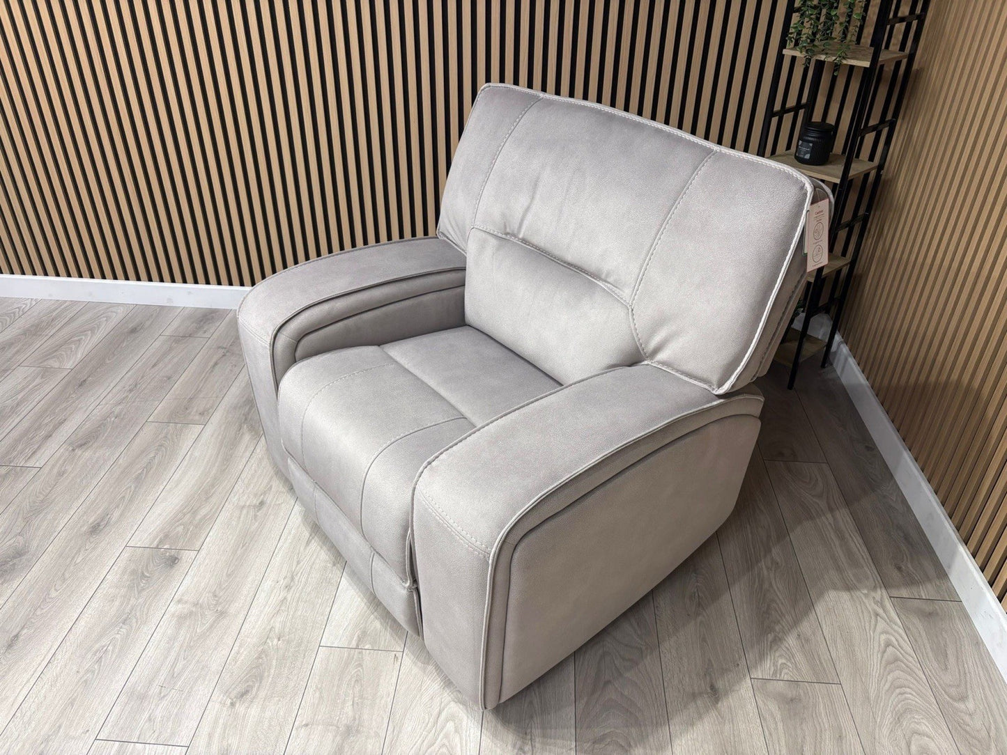 DFS - EXCALIBUR Fabric Power Recliner Armchair - RRP £1,299